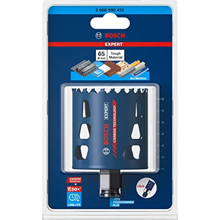 Expert Tough Material Lochsäge, 65 x 60 mm – Bild 2