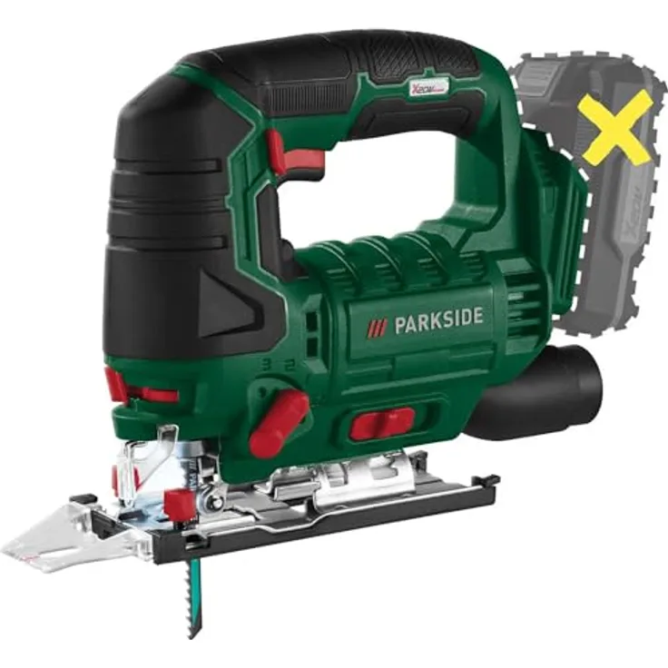 PARKSIDE® 20V Akku Pendelhubstichsäge PSTDA 20-Li C3, Stichsäge, 3-stufig einstellbarer Pendelhub, LED-Arbeitsleuchte