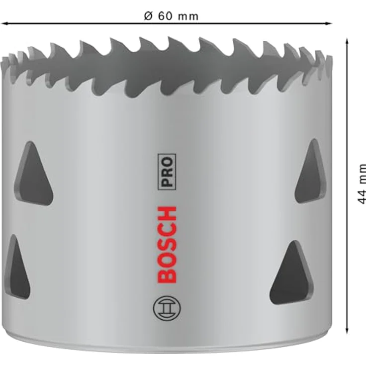 Bosch 1x PRO Multi Material Lochsäge (für Weichholz, Trockenbauwand, Ø 60 mm, Professional Zubehör Bohrmaschine/Schrauber) – Bild 3