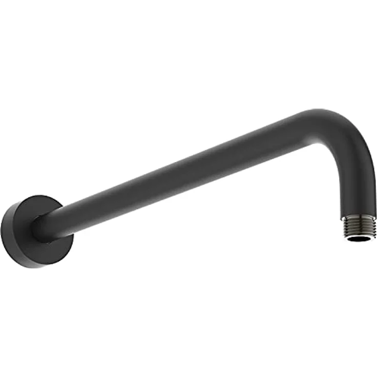 Ideal Standard Kopfbrauseanschluss Idealrain 400 mm, mattschwarze Oberfläche, kratzfest und pflegeleicht – Bild 1