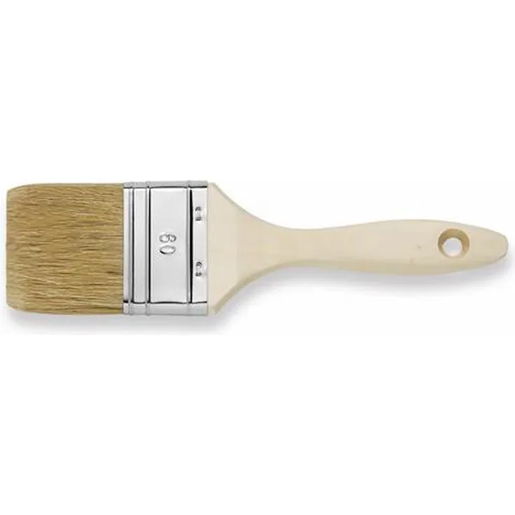 WESTEX Flachpinsel helle Naturborste 9. Stärke, 70 mm