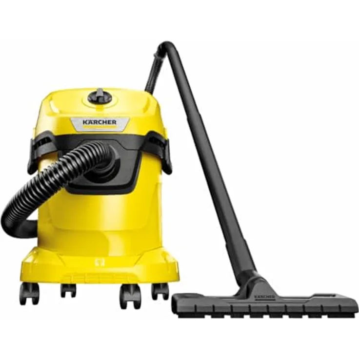 Kärcher 1.628-009.0 dust extractor Black Yellow 12 L 1000 W, Nass- und Trockensauger