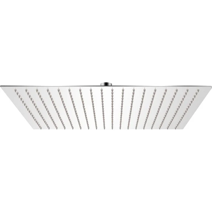 vidaXL Brausegarnitur Edelstahl 50 x 50 cm, Quadratisch, Anti-Kalk-Düsen, 324 Düsen, Wand- oder Deckenmontage – Bild 1