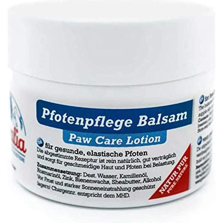 NEU! EWALIA Pfotenpflege Balsam für Hunde - Schenken Sie Ihrem Liebling den Komfort geschmeidiger Pfoten - mit Tierärzten entwickelt, 100% Natur pur, frei von Zusätzen - 100ml – Bild 1