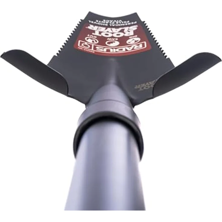 Root Slayer® Spaten 2.0 Radius Pro, Multifunktions-Wurzelspaten mit ergonomischem Griff und Klinge mit Zähnen, 1-St. Set – Bild 6
