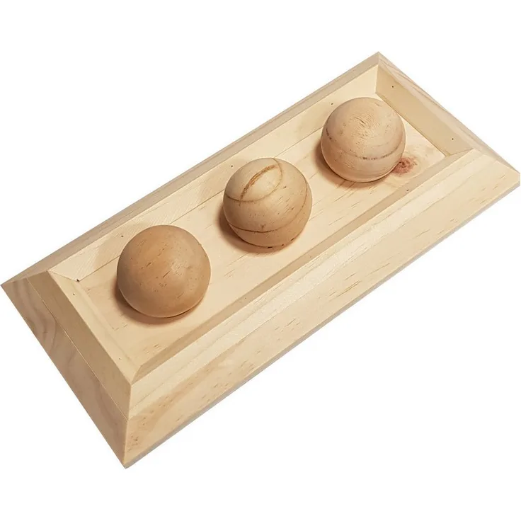 DUVO+ Sniffle 'n Snack Puzzle Fay, Tier-Intelligenzspielzeug aus Holz für Nager, 28 x 13 x 6 cm
