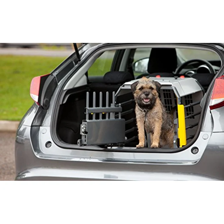 4x4 North America MIM Safe Variocage Compact, Hunde-Reisekiste Größe L mit Crash-Test-Zertifizierung und verriegelbaren Türen – Bild 2