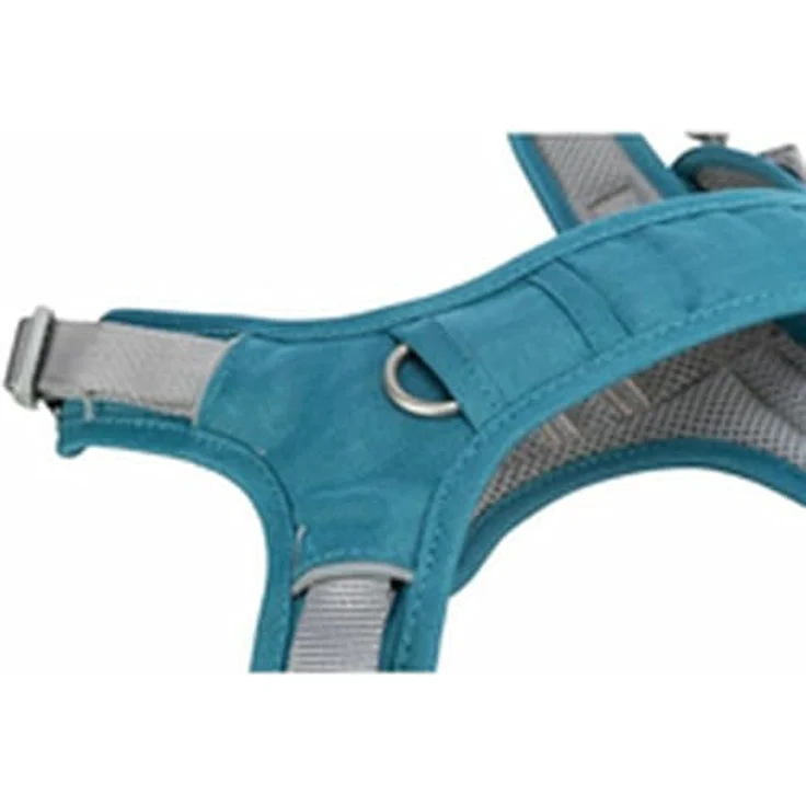 Trixie Hundegeschirr Active Premium, blau, Größe S/M, hochwertiges Markengeschirr – Bild 1