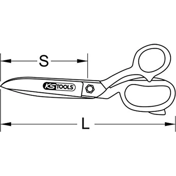 KS Tools 118.0076 Schere, 200mm – Bild 4