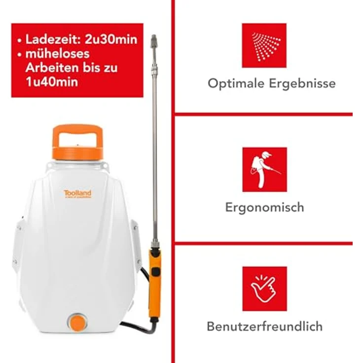 Toolland Akku-Rückenspritze 12 L – Bild 5