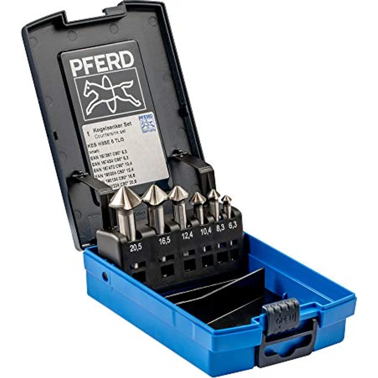 PFERD HSS-Kegelsenker-Set SET KES HSSE DIN 335 C90° 6 – Bild 5
