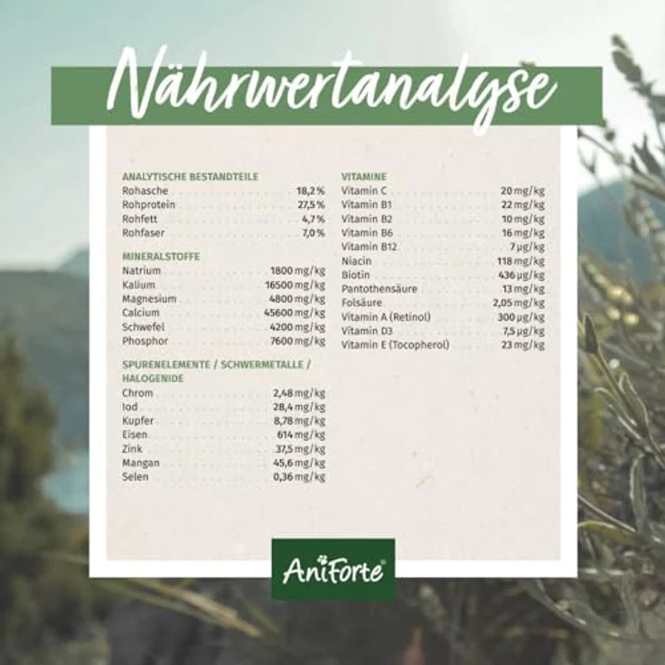 AniForte Barf Complete Pulver für Hunde 1kg - Natürliche Rundumversorgung, Reich an Mineralstoffen & Vitaminen, Ausgewogener Barf Zusatz – Bild 4