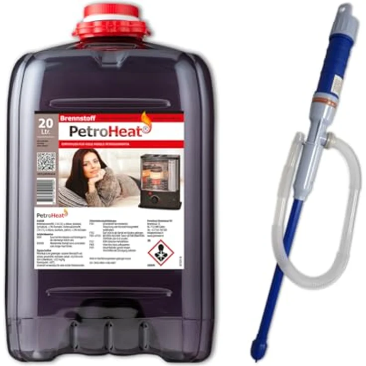 PetroHeat Petroleumofen 20 Liter Kanister, Heizofen inklusive elektrischer Pumpe – Bild 1