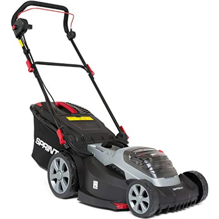 Sprint 2x18V 36V Lithium-Ionen Schnittbreite 44 cm Akku-Rasenmäher 440P18V rot inklusive 2x 5Ah Akku mit Ladegerät – Bild 2