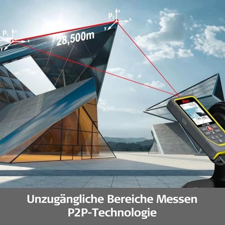 Leica DISTO X6 Set, Laserentfernungsmesser mit DST 360-X, TRI 120 und metaBOX, robust und effizient für digitale Arbeitsprozesse – Bild 4