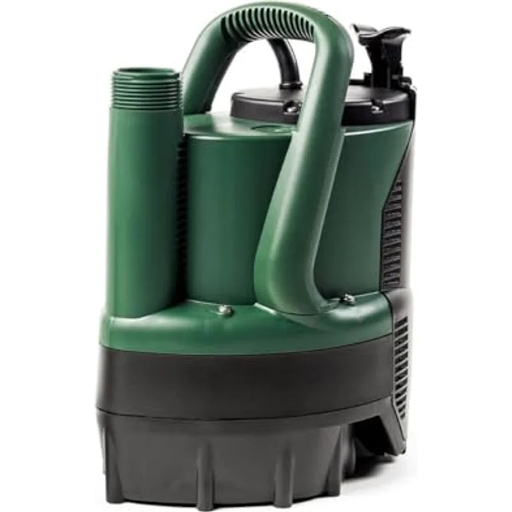 DAB Verty Nova 200 M-A Flachsauger-Tauchpumpe mit 7 m Schlauch, 7.600 L/Std., 300W, Förderhöhe 7 m, Korngröße 5 mm, mit Schwimmer – Bild 2