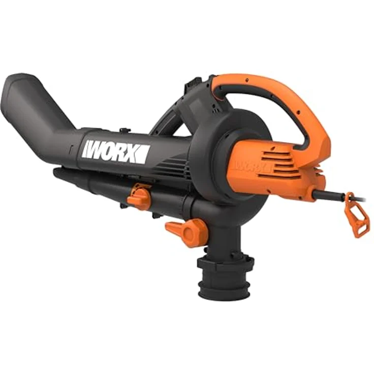 WORX WG505E Laubbläser und Laubsauger mit Mulcher 3000 W- Laubsauger 3-in-1 Gerät inkl. Fangsack Häckselfunktion 3000 Watt – Bild 14
