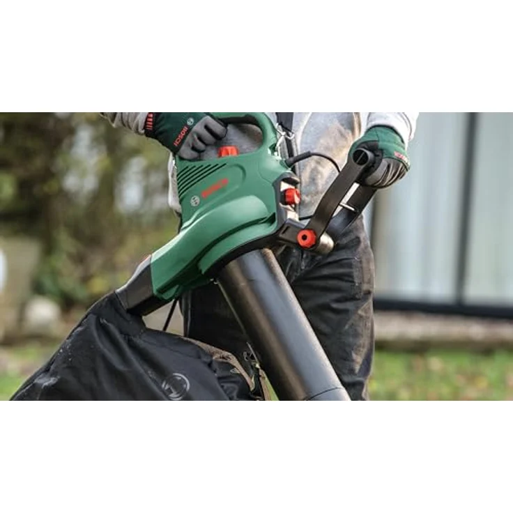 Bosch elektrischer Laubsauger/Laubbläser UniversalGardenTidy 2300 (2300 W, Fangsack 45 l, stufenlose Drehzahleinstellung, zum Blasen, Saugen und Häckseln von Laub, im Karton) – Bild 4