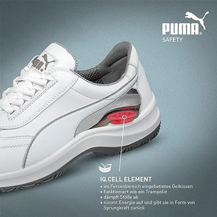PUMA Safety 640622-41 Sicherheitshalbschuh Clarity Low SRC, Groesse: 41 Weiß – Bild 4