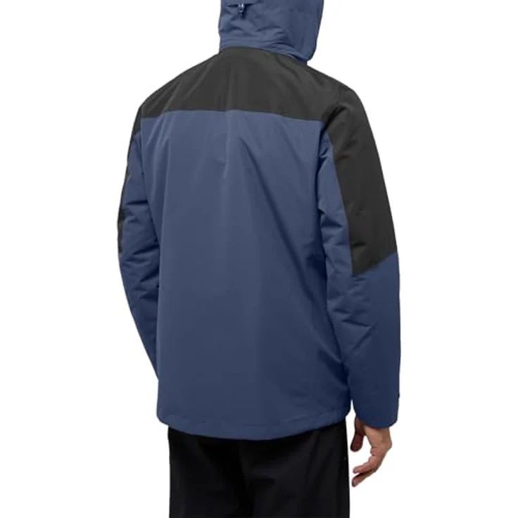Jack Wolfskin Romberg 3In1 Jacke für Herren, wasserdicht mit Primaloft® Innenjacke, Blau, Größe M – Bild 4