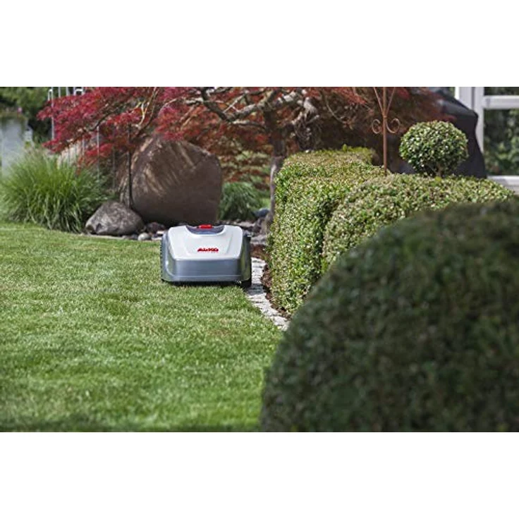 AL-KO Mähroboter Robolinho 500 W, 20 cm Schnittbreite, Li-Ion Akku - 2,5 Ah-max. 20 V, Rasenflächen bis 500 m², Steigfähigkeit bis 45 %, leise 60 dB- A, mit Smartphone bedienbar – Bild 6