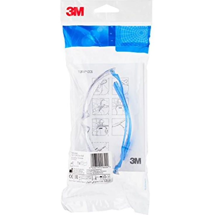 3M Tora CCS Arbeitsschutzbrille ? Schutzbrille mit Befestigungsmöglichkeit für Gehörschutz ? Anti-Kratz- & Anti-Beschlag-Beschichtung – Bild 5