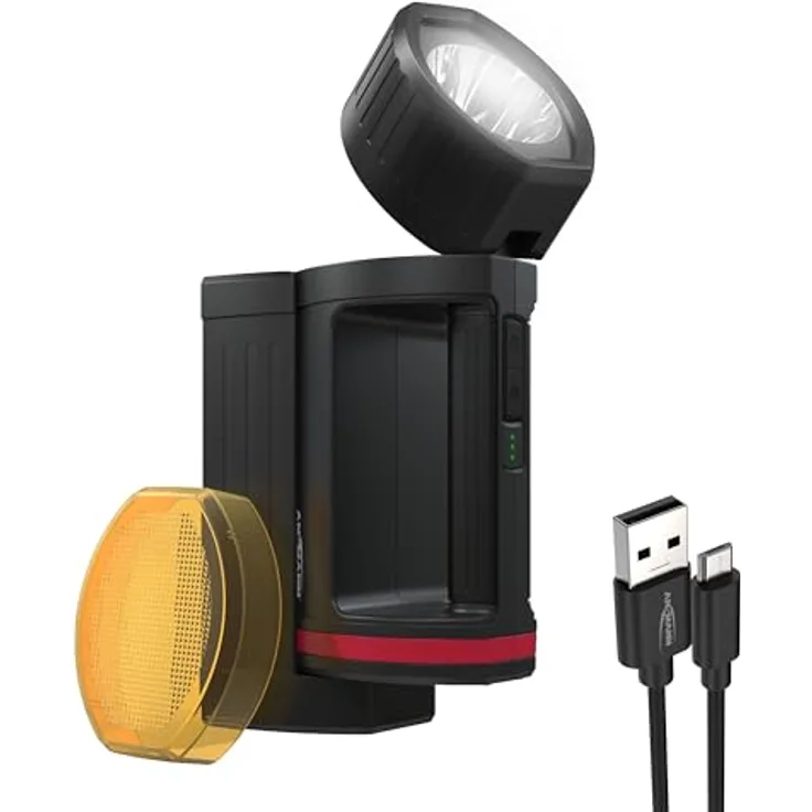 Ansmann, Taschenlampe, ProfiHandscheinwerfer HS5R (22 cm, 330 lm) - Preisvergleich