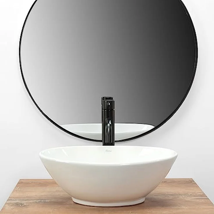 wohnwerk.idee Aufsatzwaschbecken Pamela Mini Keramik Weiß Klein für Gäste WC/Gäste Bad – Bild 3