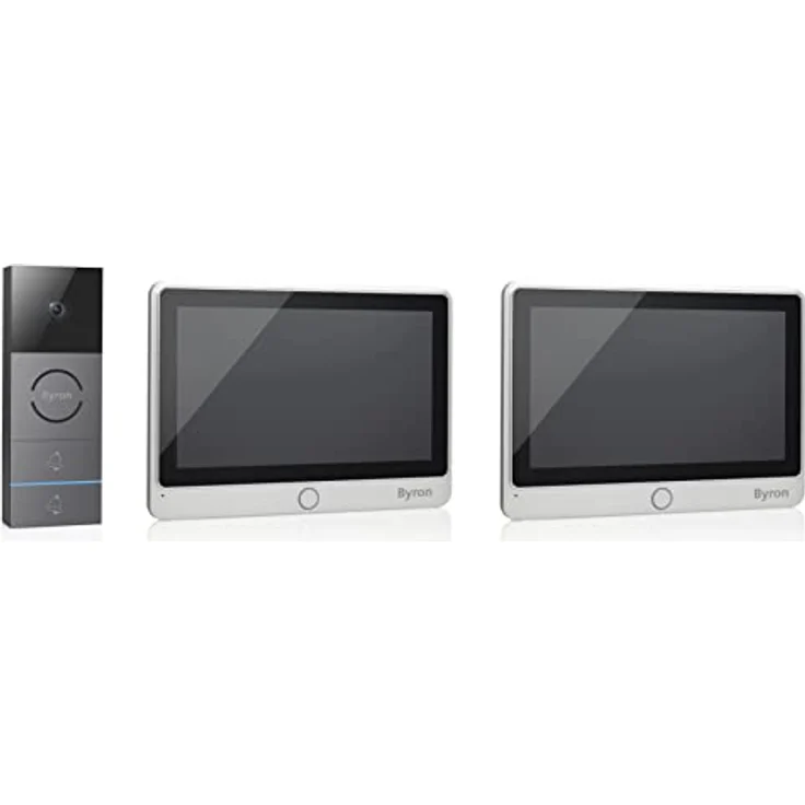 Byron Video-Gegensprechanlage mit zwei 7 Zoll HD Touchscreen 720p (erweiterbar) Videoaufnahmefunktion Nachtsicht, DIC-24122 – Bild 4