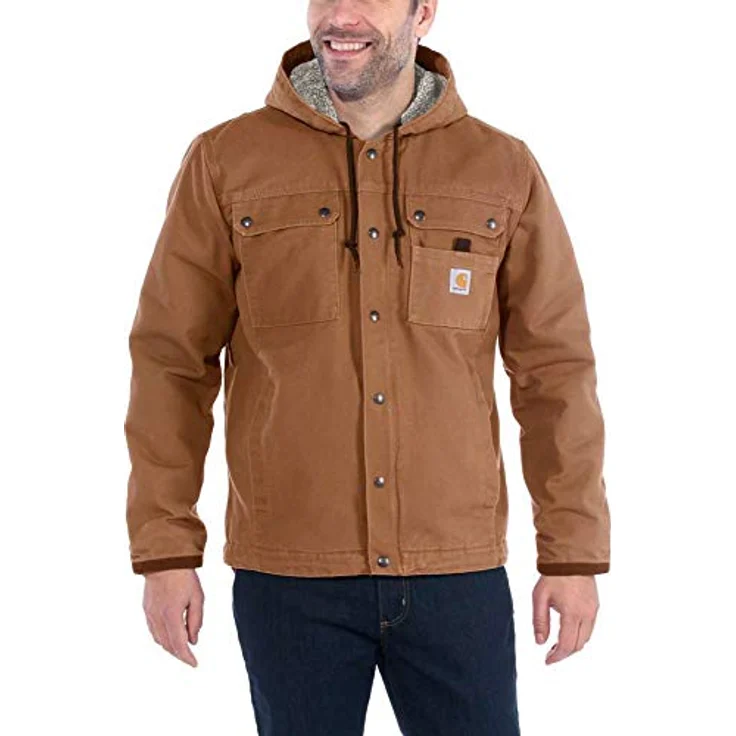 Carhartt Arbeitsjacke Bartlett Jacket mit Kapuze und warmem Futter – Bild 4