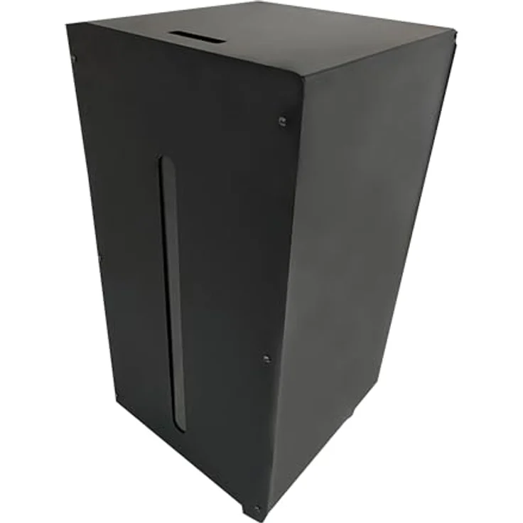 FIREFIX 832 Pelletbox mit Rollen und Tankdeckel, schwarz beschichtet, Platz für ca. 45 kg Pellets – Bild 1