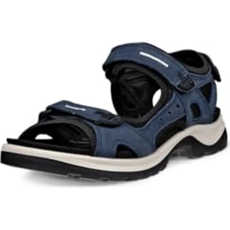 Ecco Damen Sicherheitssandalen, Nubuckleder mit Klettverschlüssen, marine blau, (37) – Bild 1