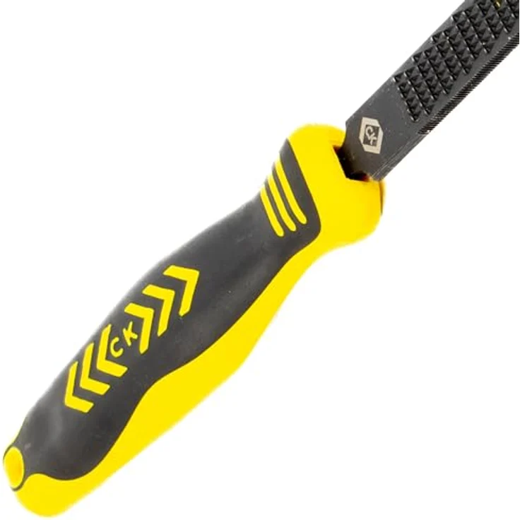 C.K Kombinierte Feile und Raspel, 150 mm, mit ergonomischem Zwei-Komponenten-Griff und haltbarem Kohlenstoffstahl – Bild 2