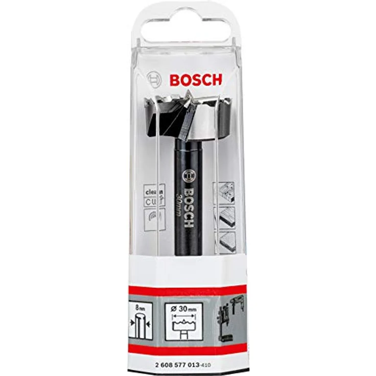 Bosch Forstnerbohrer 30 mm, Präzisionsbohrer mit geschmiedetem Kopf für Hart- und Weichholz, Gesamtlänge 90 mm – Bild 2
