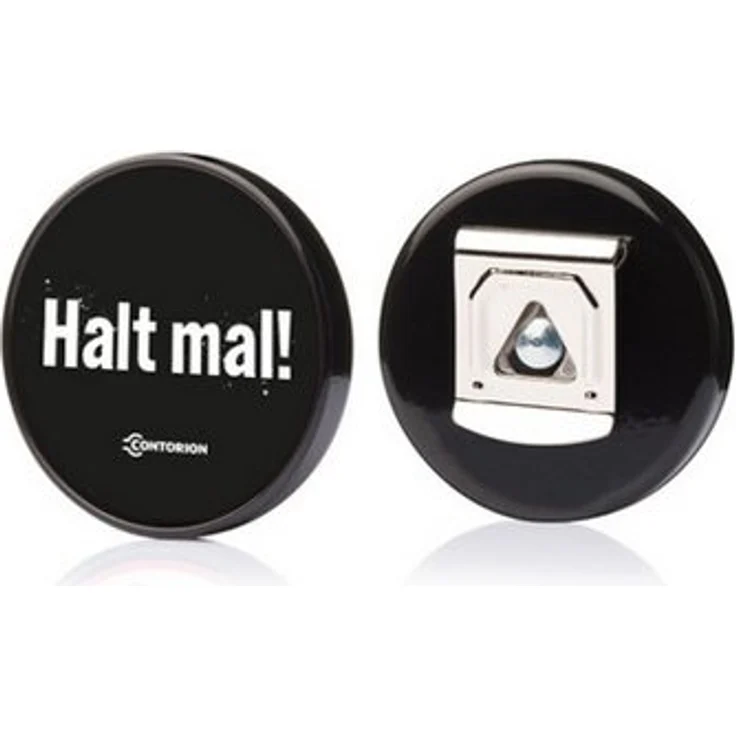 Contorion Magnet-Clip "Halt mal!", Bithalter mit 11 kg Tragfähigkeit, schwarz, Ø 6,7 cm