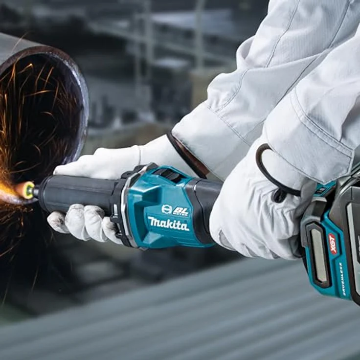 Makita Akku-Geradschleifer 40V GD001GZ, leistungsstarker Schleifer mit XPT und AFT, für Schleifstifte bis 38 mm Ø – Bild 12