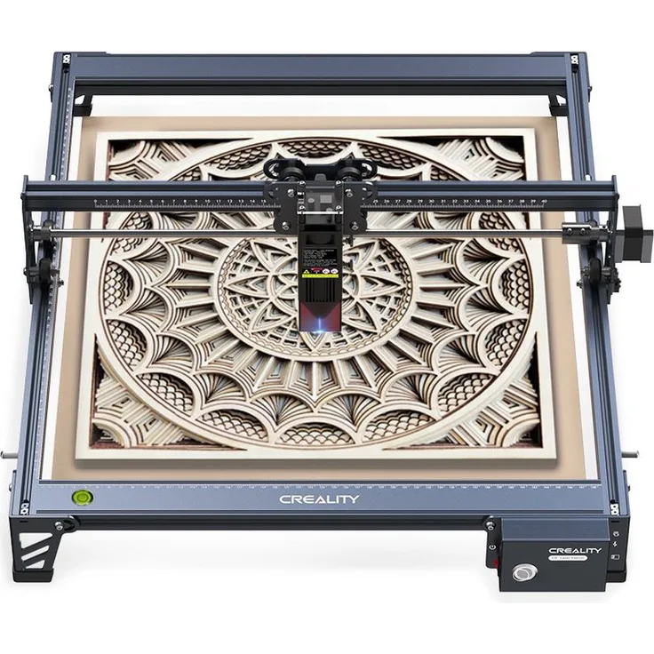 Creality LASER FALCON ENGRAVER-10W, Lasergraviergerät mit 10W Leistung, 400x415 mm Arbeitsfläche, für Holz, Edelstahl und mehr