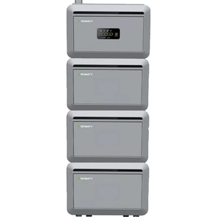 Growatt NEXA 2000, All-in-One Solarspeicher (2048 Wh) mit 3 Erweiterungsakkus, IP66, einfache Installation für Balkonkraftwerke