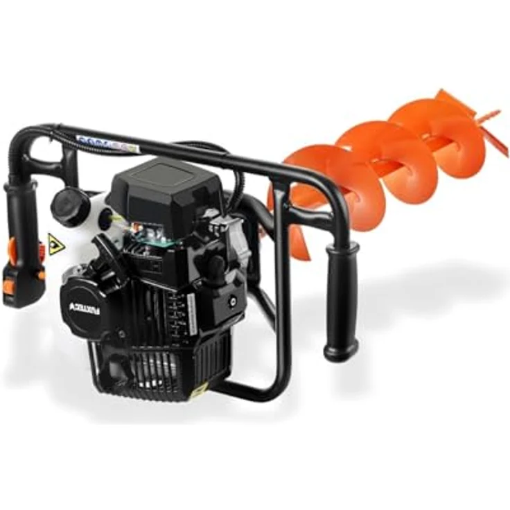 FUXTEC Erdbohrer FX-EB143ECO, 1,25 kW, 4000 U/min, 1 L Tank, Fliehkraftkupplung, Primerpumpe & Choke-System – Bild 9