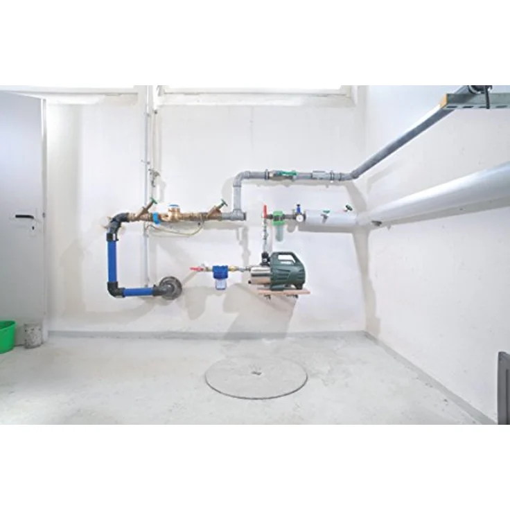 Metabo Hauswasserautomat HWA 6000 Inox Edelstahl Bewässerung Fördern Klarwasser Hauswasserautomat 6.000 l/h 8 m|55 m 5,5 bar – Bild 3