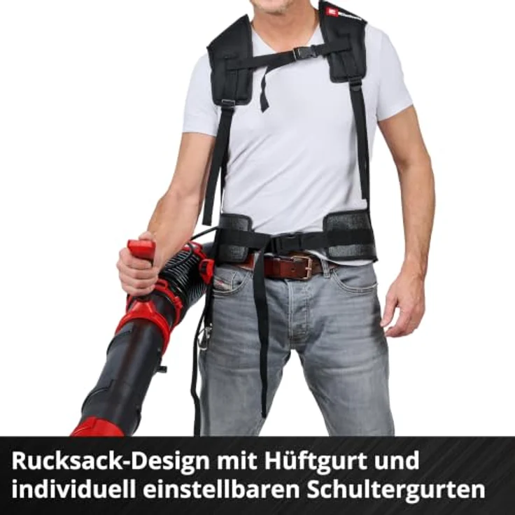 Einhell Akku-Laubbläser GP-LB 36/280 Li E BL-Solo, leistungsstarker Laubsauger mit 36V Akku und hohem Luftstrom – Bild 8