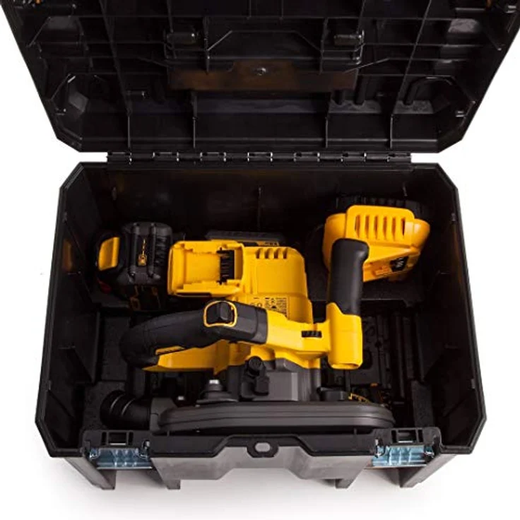 DEWALT FLEXVOLT DCS520 Tauchsäge 54V, bürstenloser Motor, 2x6,0Ah Akkus, 1,5m Schiene, präzise Schnitte bis 55mm – Bild 5