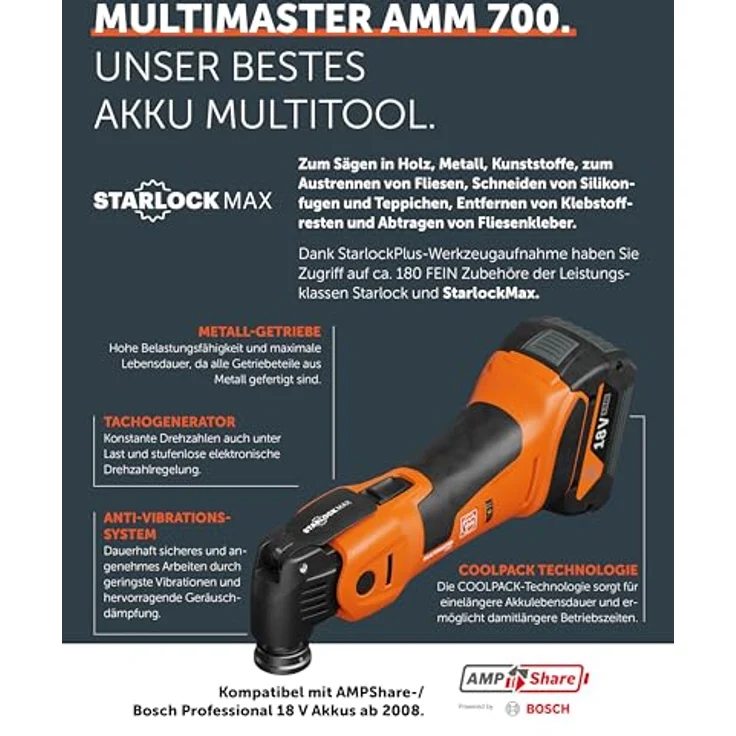Fein Akku Multimaster AMM 700 MAX AS – Bild 3