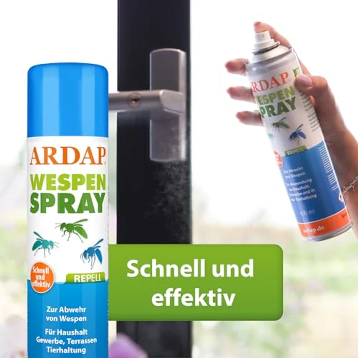 ARDAP Repell Wespenspray 400ml - Sofortwirkung - Wirkt schnell & effektiv – Bild 2