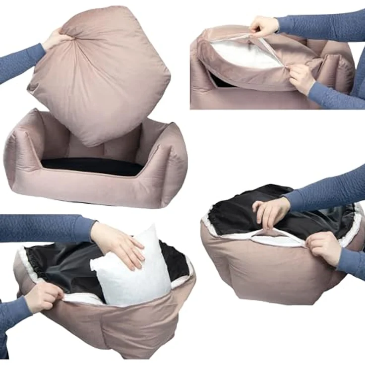 Schecker Hundebett Greetsiel - mit Anti-Slip Boden - Bezug waschbar – Bild 5