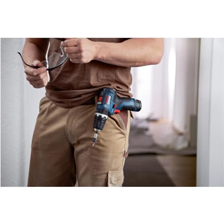 Bosch Professional Schlagbohrmaschine GSB 12V-35: 2 x Akku GBA 12V 3.0Ah, Schnellladegerät, L-BOXX – Bild 4