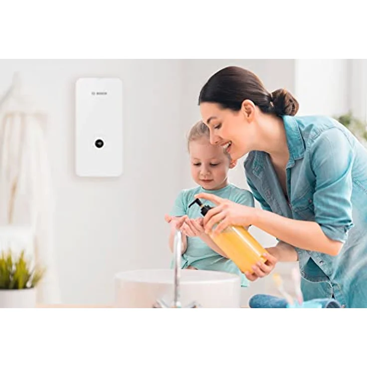 Bosch Tronic Advanced Aquastop Durchlauferhitzer, 15/18/21 kW, Solarfähig, Internetfähig nachrüstbar, druckfest, multifunktionales LED-Display, Energieklasse A – Bild 4