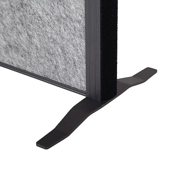 MAUL Trennwand Akustik MAULcocoon 180x100cm | Raumteiler für Büro und Schreibtisch | Freistehender Raumtrenner mit Standfüßen | Ideal als Sichtschutz und Schallschutz | Allergikerfreundliches Vlies – Bild 2