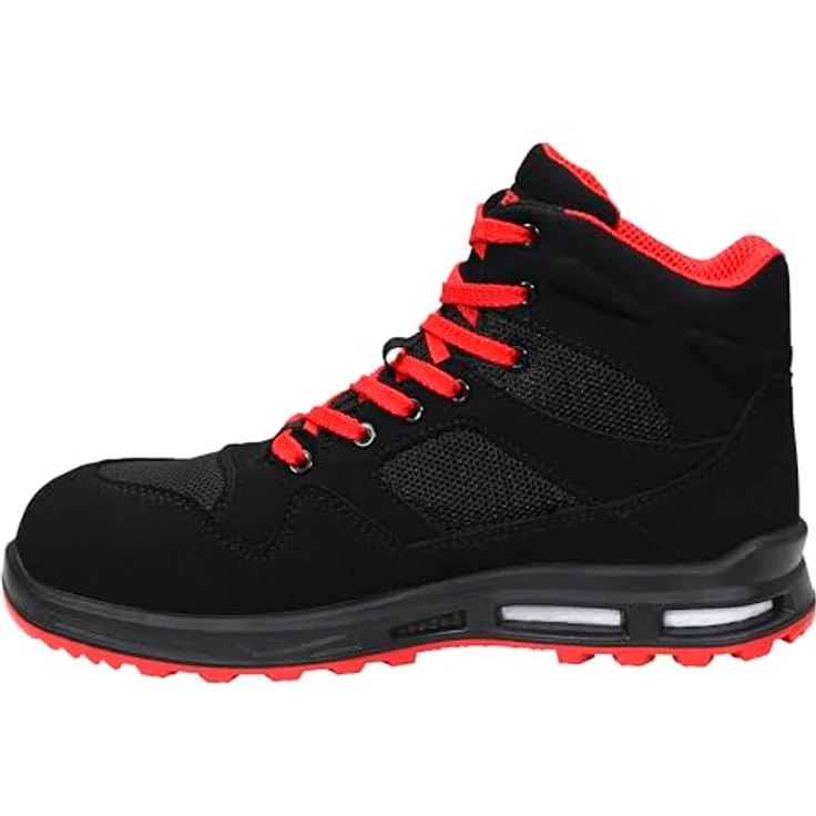 Elten LAKERS XXT MID ESD S1P Sicherheitshochschuhe, schwarz/rot, Größe 45 (UK 10.5) – Bild 7