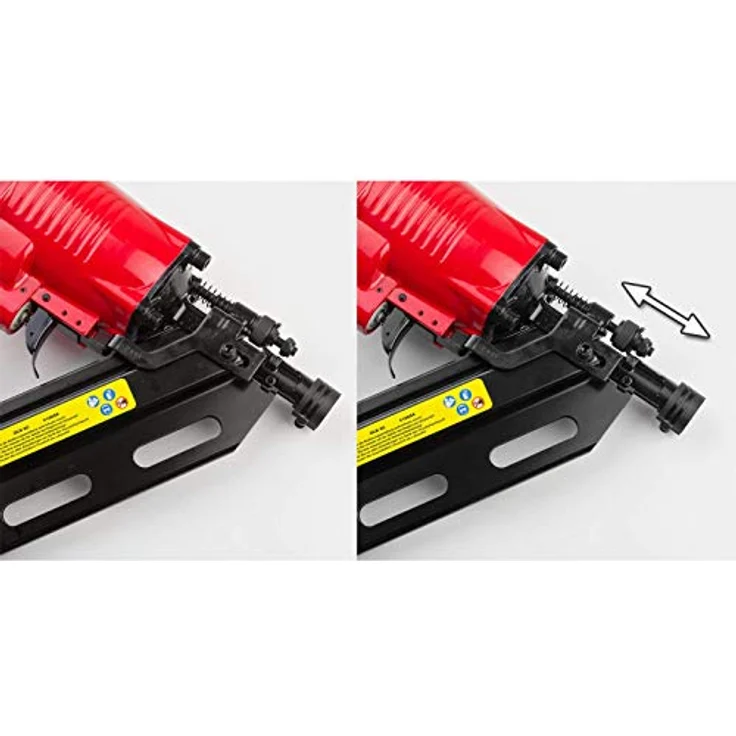 dema Druckluft Nagler Druckluftnagler 50-90 mm 34 Grad mit Koffer – Bild 4